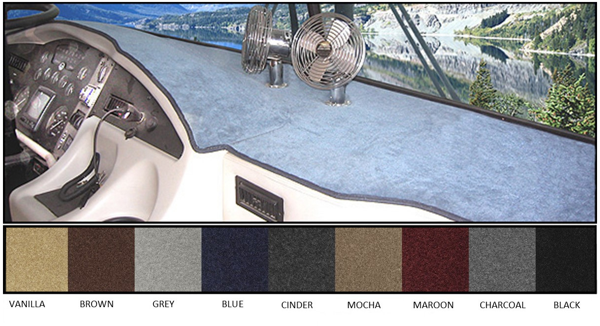 Molded Carpet Custom Dashboard Covers